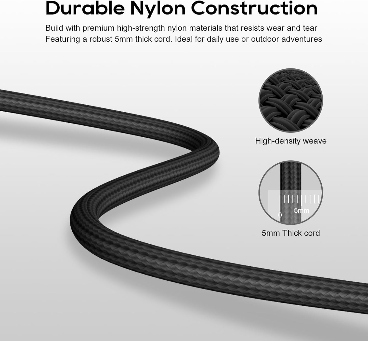 Srhythm Lanyard for K1 Portable Speaker,Cross-Body Nylon Strap for Hands-Free Carry for Hiking,Travel,or Mutitasking