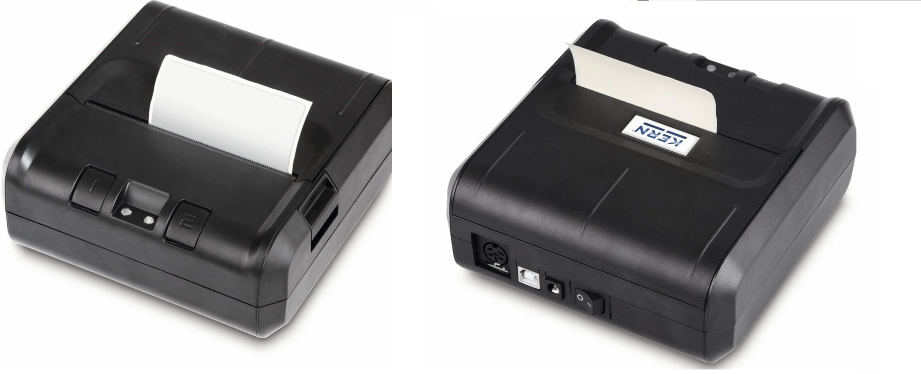 Impresora térmica RS-232 [Kern YKE-01] para imprimir pesas en etiquetas térmicas, compatible con todas las balanzas KERN 2016. ASCII capaz