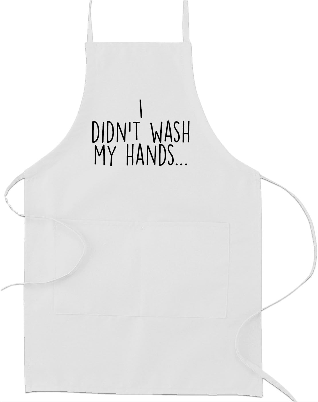 Decal Serpent I Didn't Wash My Hands Funny Parody Cooking Baking Kitchen Apron - Forest Green