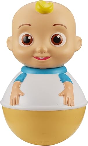 Miniatura 5 de Cocomelon Weebles - Surtido de figuras, figuras moldeadas gruesas, jj, moonbug, juego imaginativo preescolar, marrón