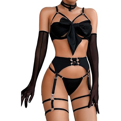 Unwrap Present Sexy Bow Lingerie for Women Xmas Valentines Birthday Gift