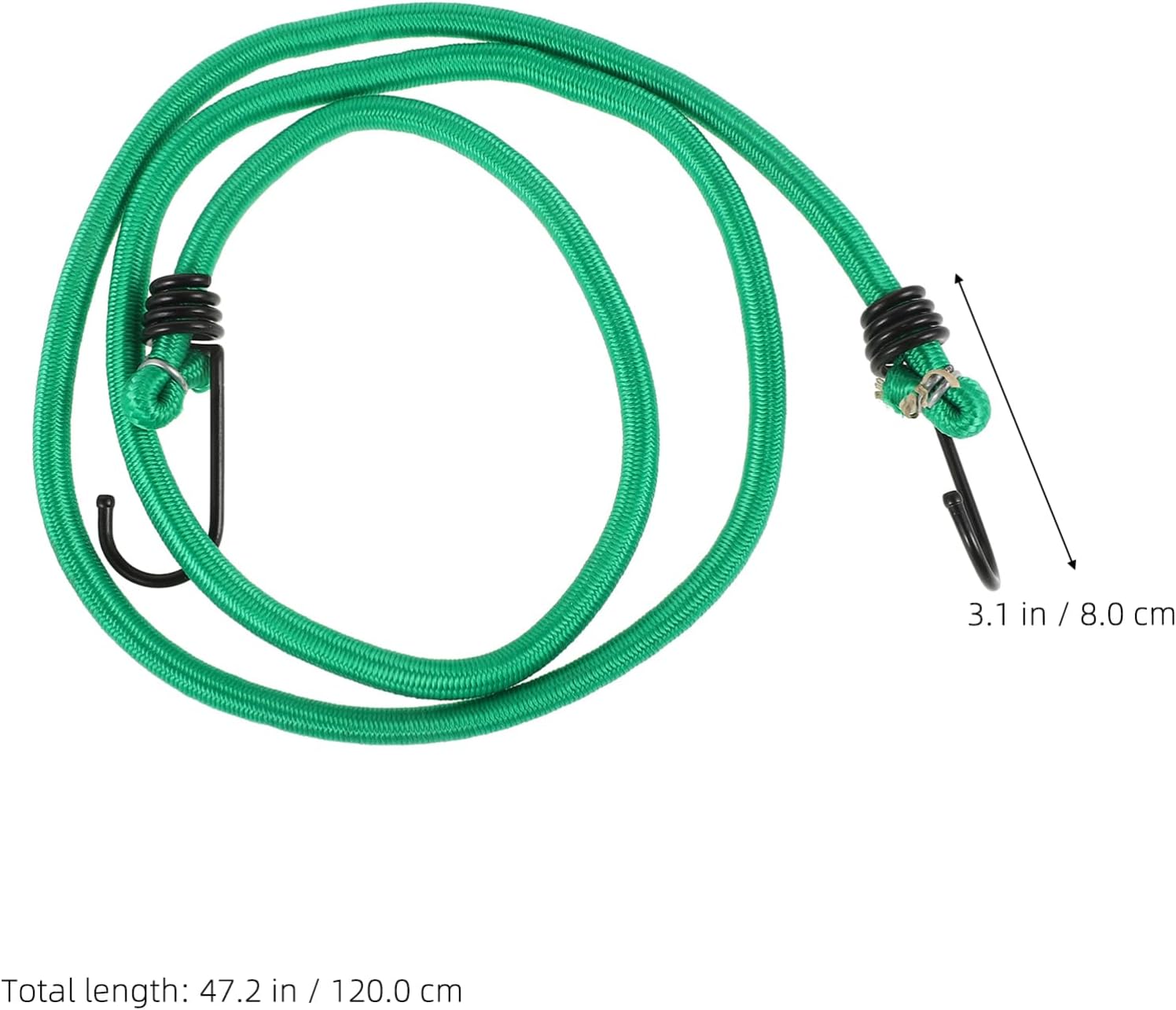 10pcs Multi-use Bungee Cords Hooks Elastic Rope for Luggage Camping Heavy Duty Outdoor Stretch Cords