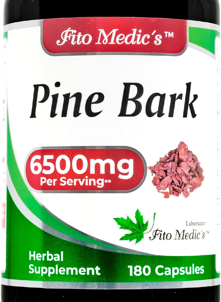 FITO MEDIC'S Lab - Pine bark Extract| 180 Capsules|Pine bark| Ultra high Absorption.