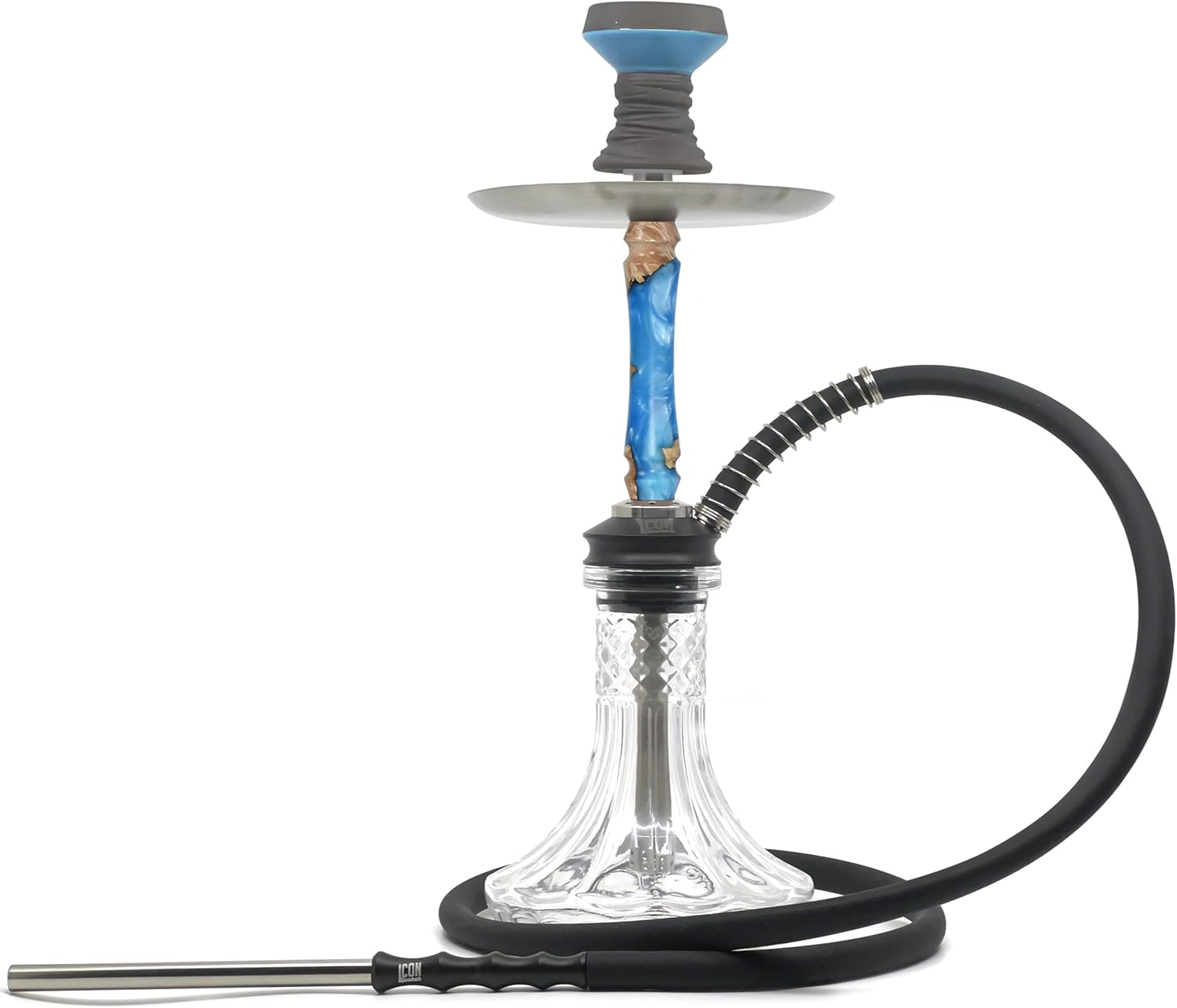 Icon Pomp Hookah Set, Blue