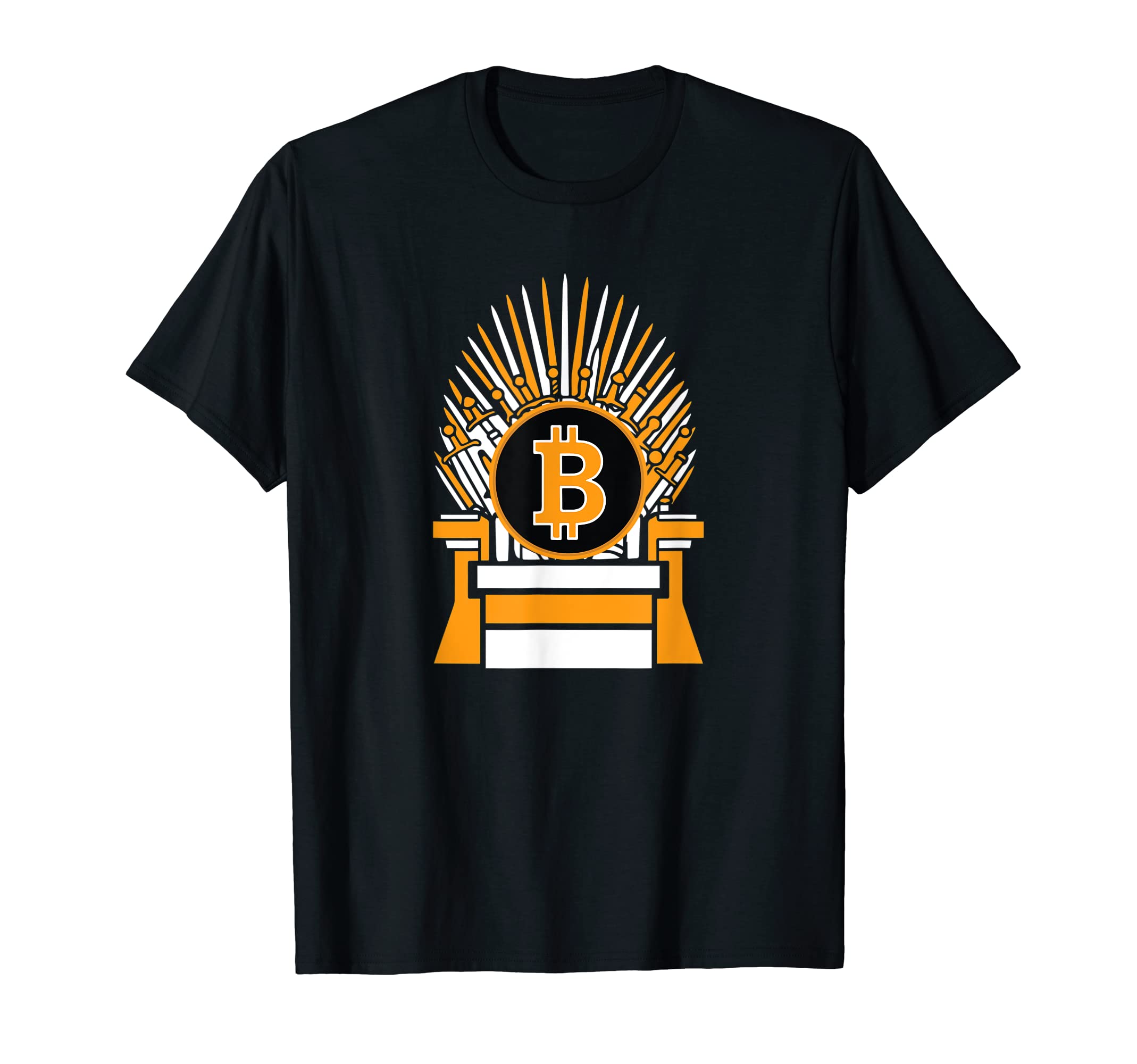A Crypto Apparel CompanyCrypto Throne Cryptocurrency Bitcoin-Ethereum-Litecoin T-Shirt