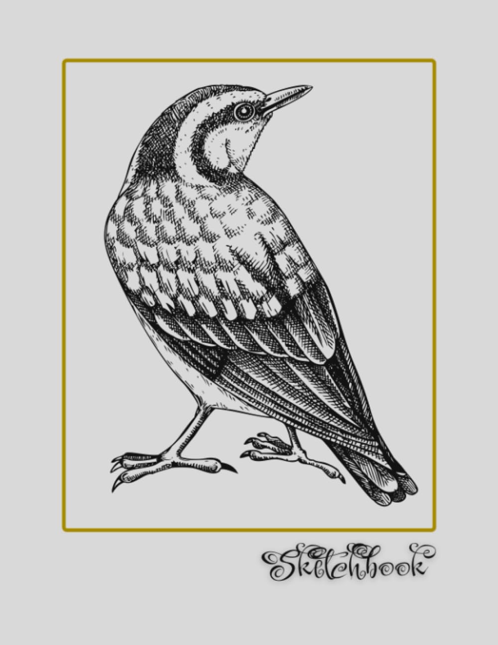 Sketchbook: Bird Sketch, Large 8.5" x 11", 110 Pages, Perfect for Everyone, Crayons, Pencils, Drawing and Sketching