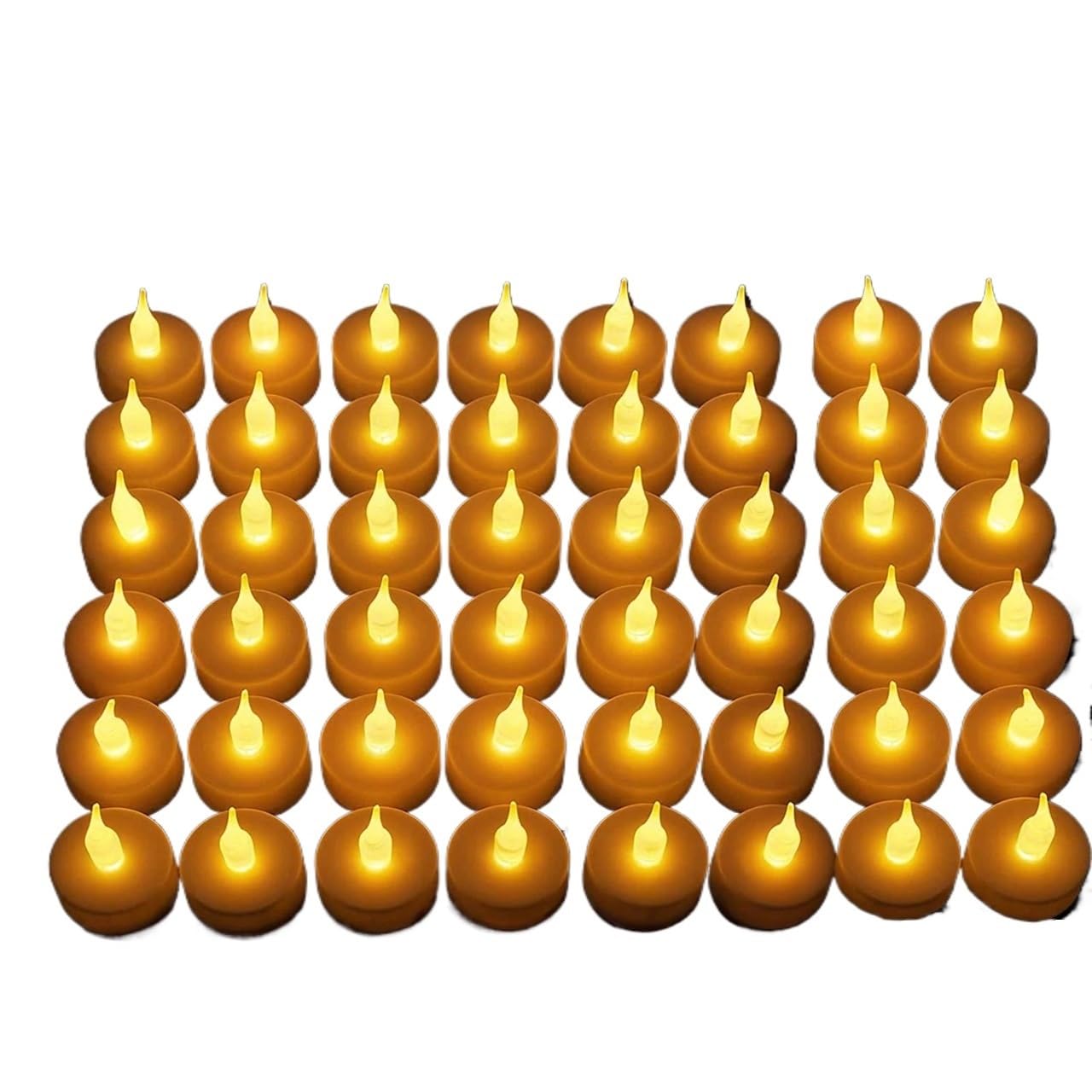Candele Led Candele a LED Confezione da 48/24/12 candele luminose for creare un'atmosfera calda e tremolante(48pcs)
