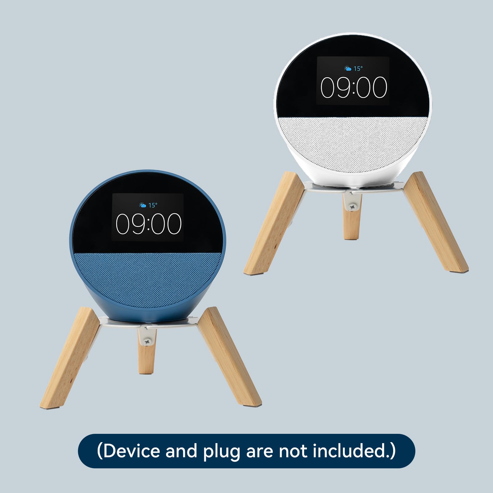 shinar Lautsprecherhalterungen Kompatibel für Spot 2024/Ech0 4 Gen./Homepod Ständer für Spot 2024/Homepod verstellbare Tischständer Halterung mit integriertem Kabelmanagement besseren Klang (Weiß)