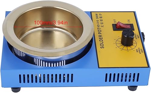 Miniatura 2 de Hilitand 3.937 in Soldadura Pot Soldadura Desoldadura Baño Placa 28.22 oz Capacidad AC110V 300W (US Plug110V)