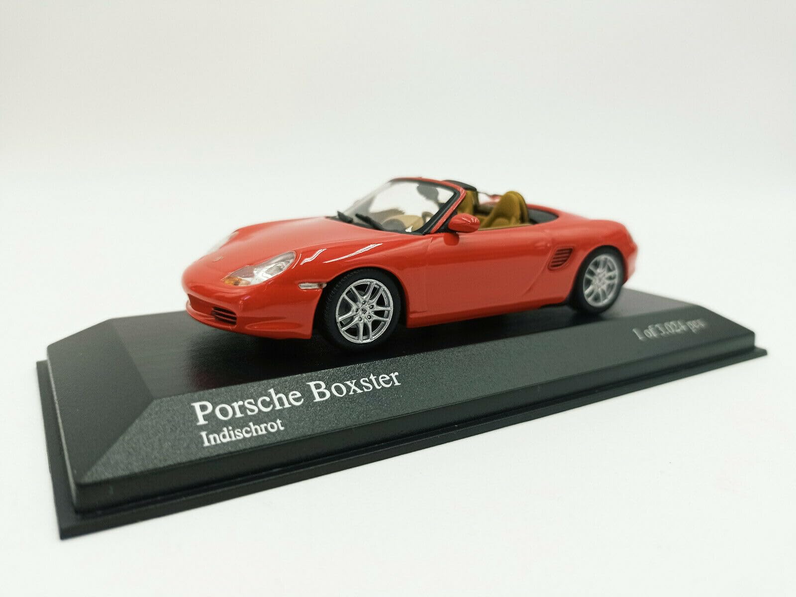Minichamps Diecast Model Porsche Boxster (2002) (1:43 scale in red