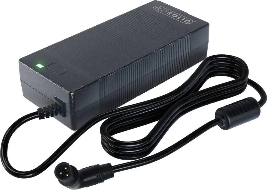 GO SOLID! Cargador Bicicleta Eléctrica - Compatible con Eovolt - 42V 2A