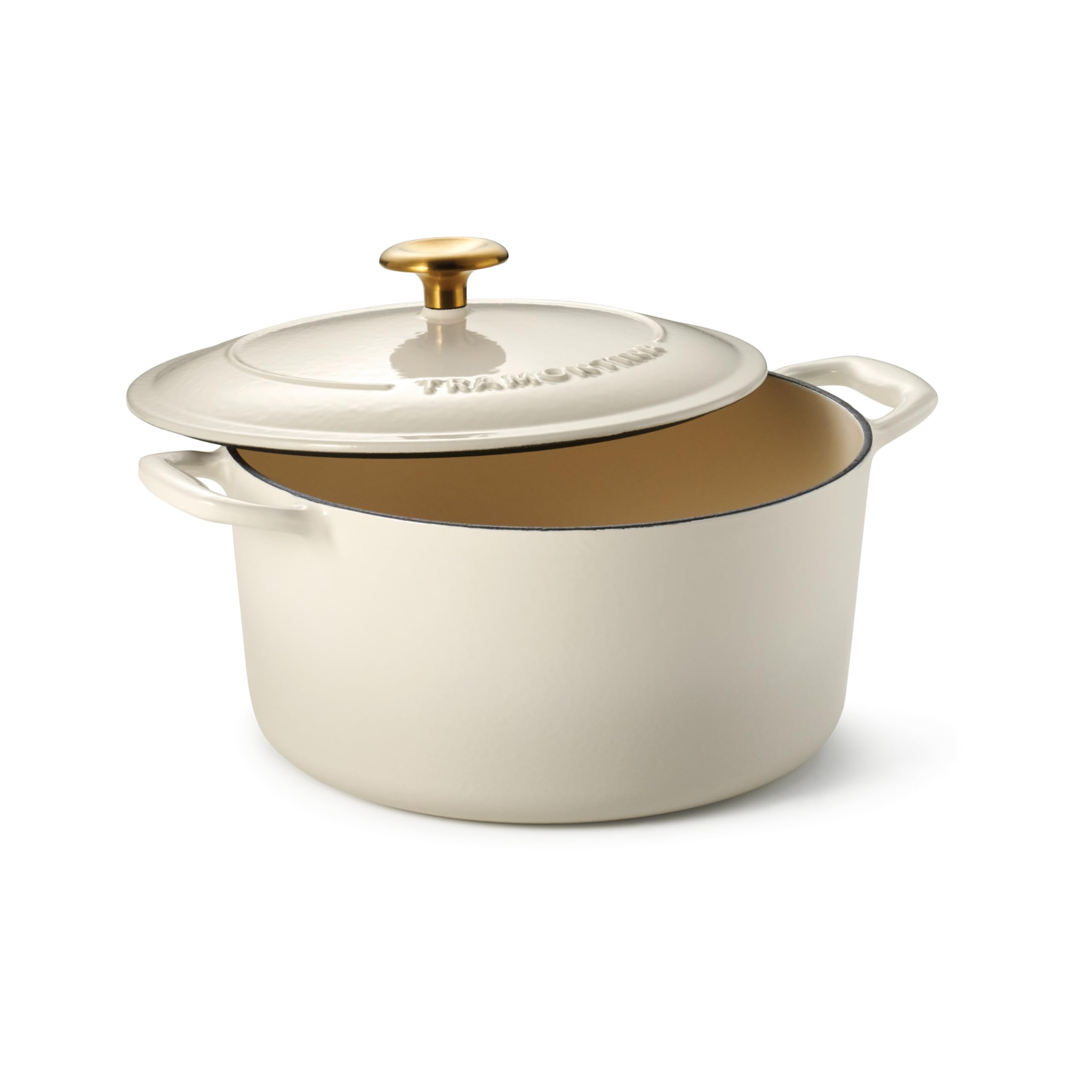 Tramontina Bestow Enameled Cast Iron 5.5-Qt Round Dutch Oven Pot with Lid
