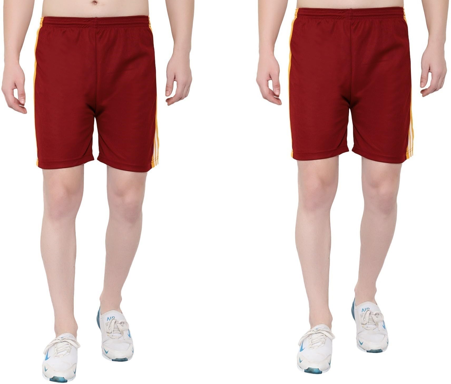Striped Men Multicolor Regular Shorts S-JAL_725-Red-Red-image-17