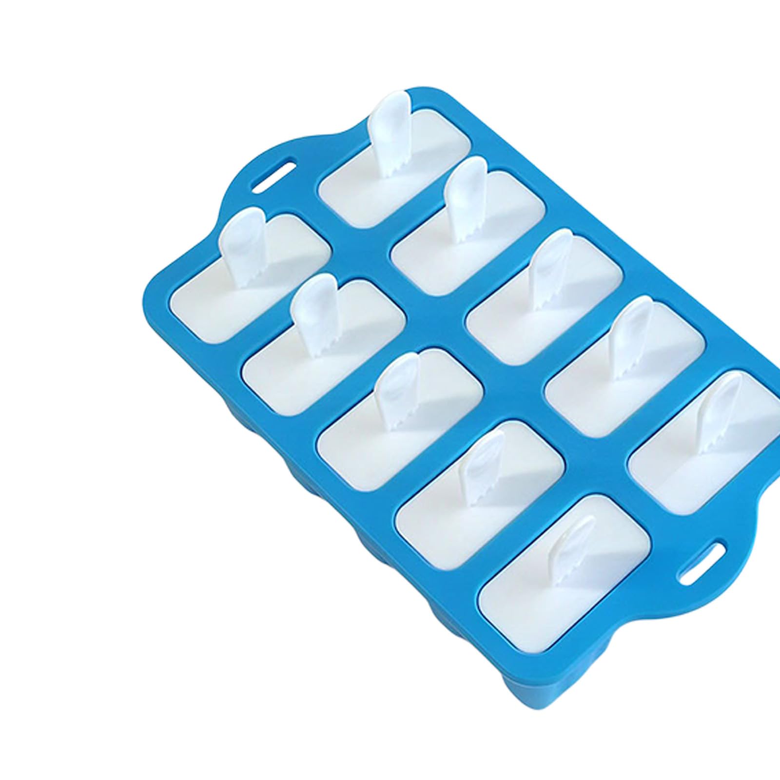 NMFLAB Premium 10 Hole Silicone Lolly Maker for Effortless Removal and Multiple Flavor Choices Colorful Silicone Ice Molds