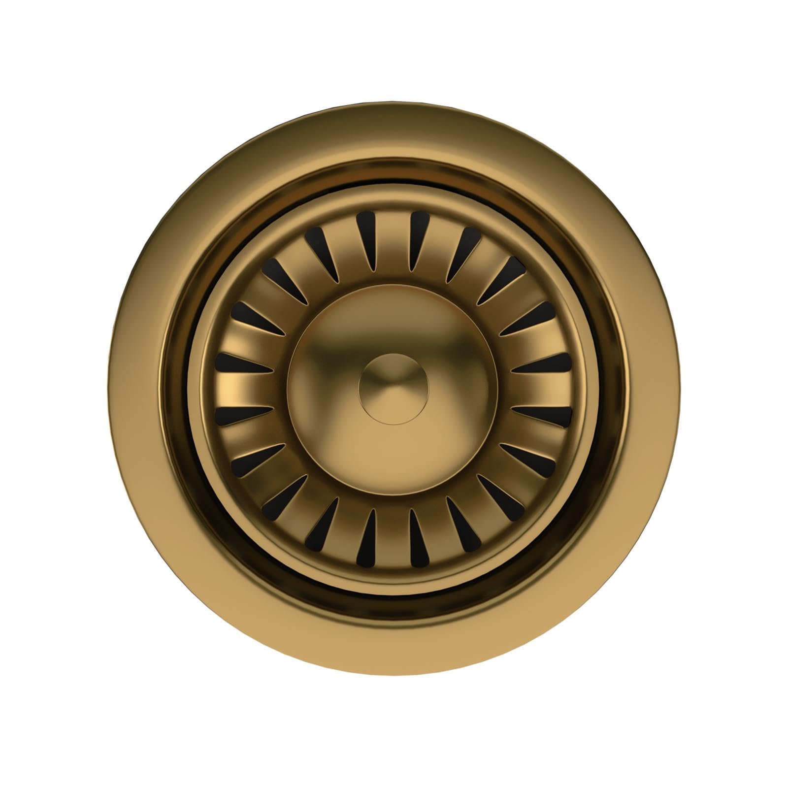 Liquida Satin Gold Sw1sg Kitchen Sink Basket Strainer Waste