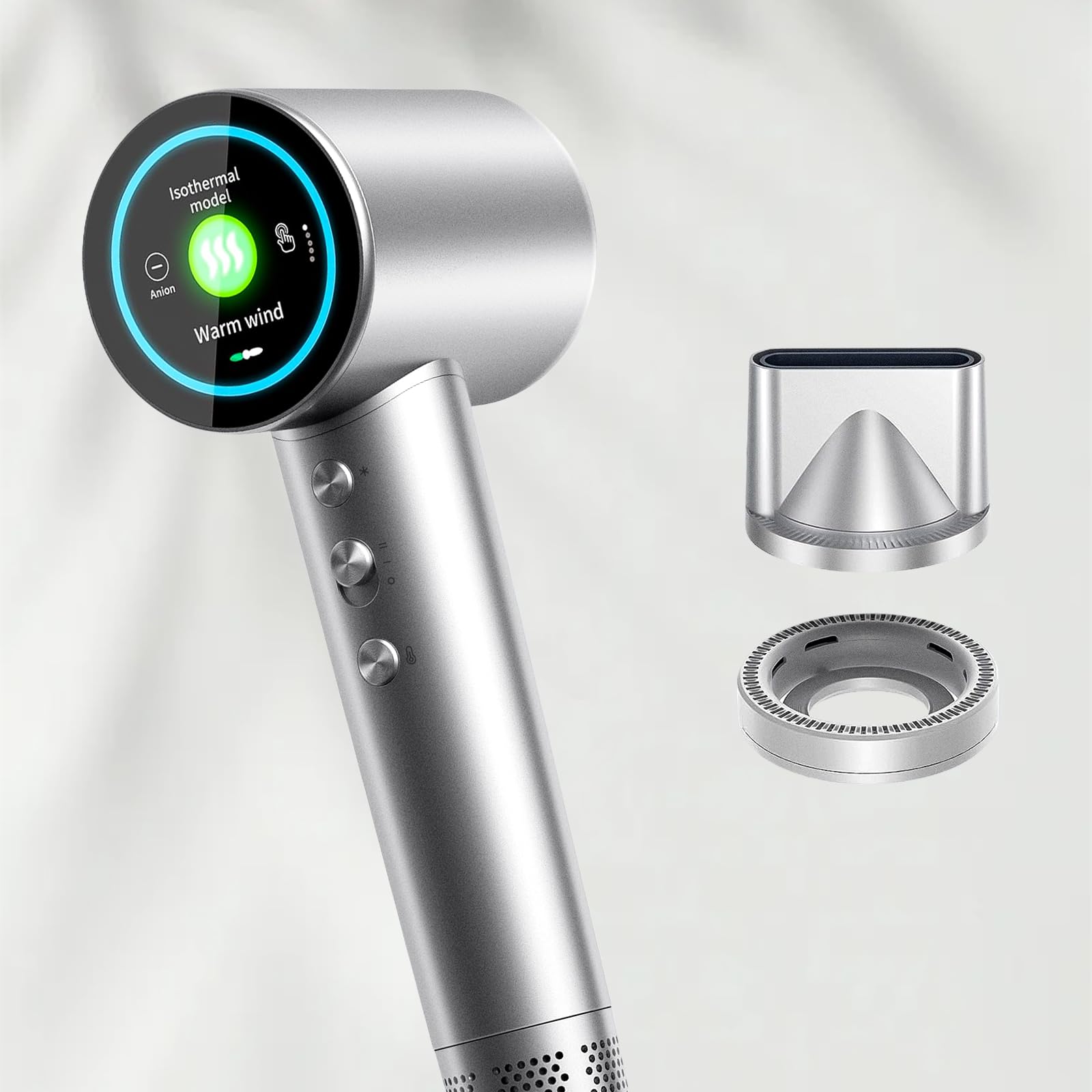 Hair Dryer,Hair Care, High-Speed Ionic Blow Dryer, 3 Min Fast Dry Brushless Motor, Low Noise Lightweight Hairdryer with HD Display & Magnetic for