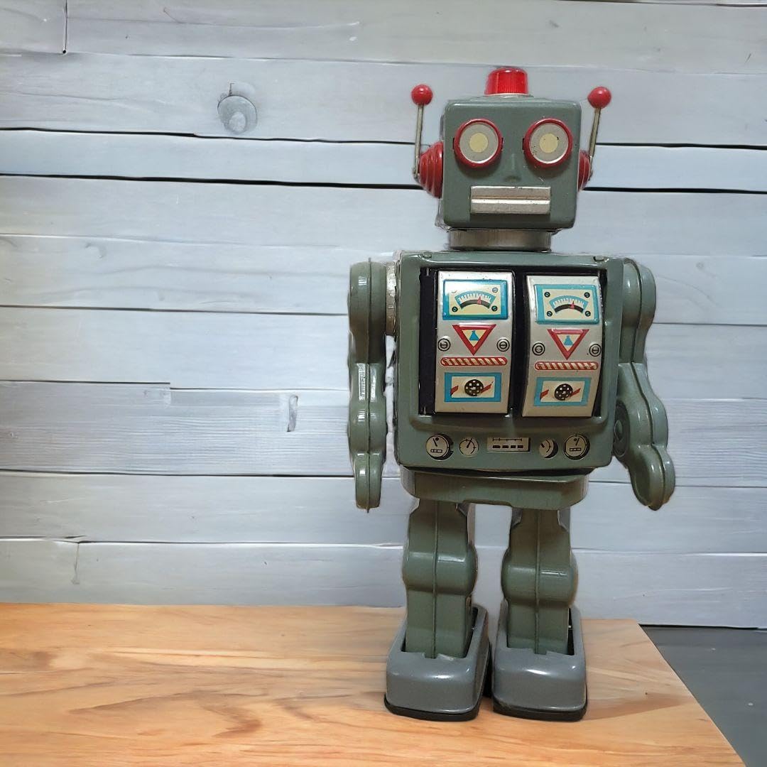 ブリキロボットスペースウォークマンブラック