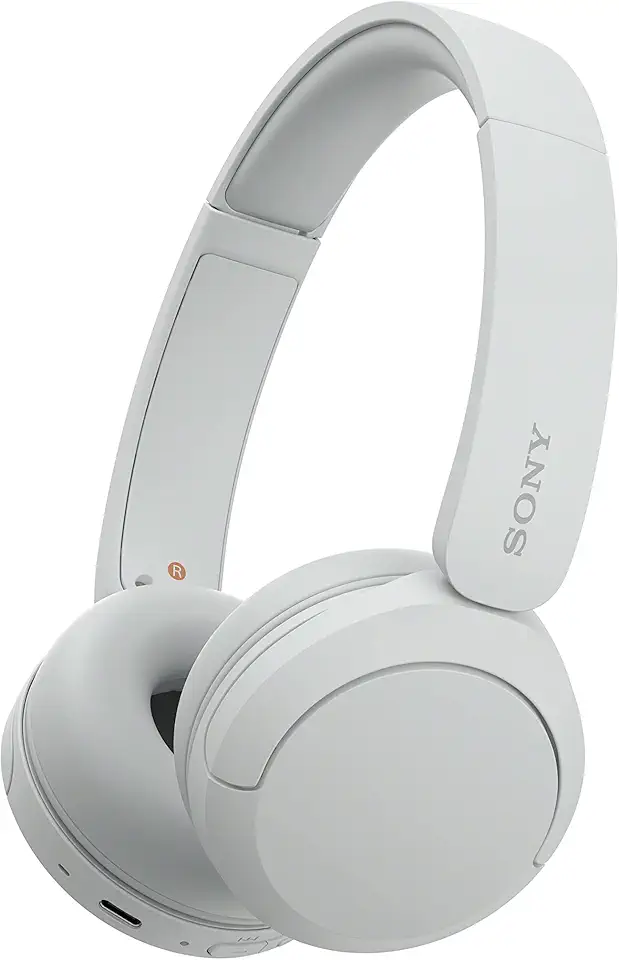 Sony Fones De Ouvido Bluetooth Sem Fio - Bateria Com Duração Até 50 Horas E Função Carregamento Rápido, Modelo Supra-Auricular Wh-Ch520W.Ce7 Edição Limitada Branco Fosco
