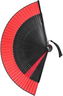 INOOMP Hand Held Fan Hand Fans Cosplay Prop Folding Fan Foldable Fan Retro Hand Fan Cloth Fan Decorate Women's Paint Hand Fan