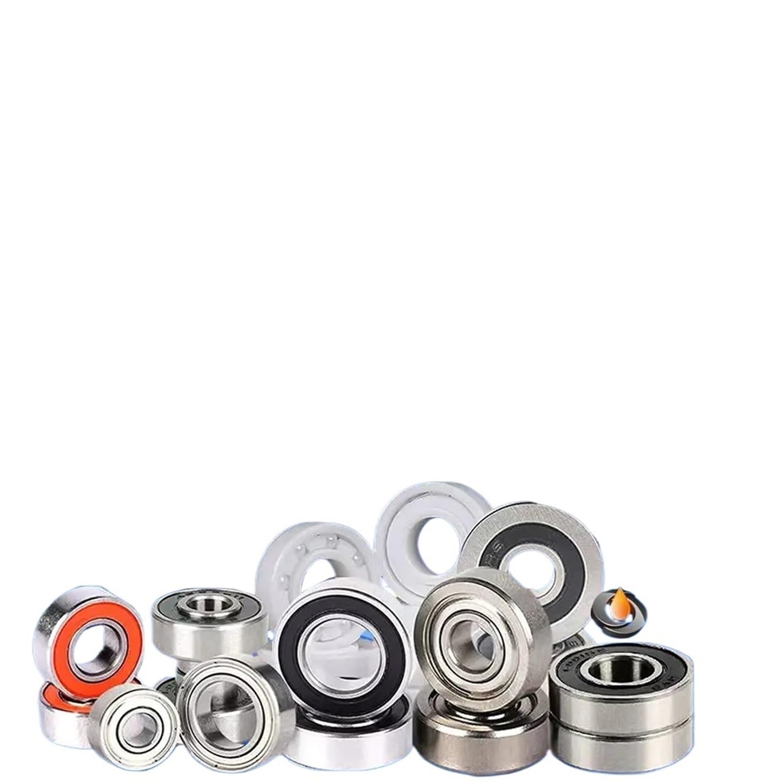 Lot de 10 roulements à billes ABEC-7 6902-2RS, 15 x 28 x 7 mm, for modèles 6900, 6901, 6902, 6903, 6801, 6802, 6803, 6804, 6805, 6806, 6000, 6001(10Pcs 6000RS 10X26X8)