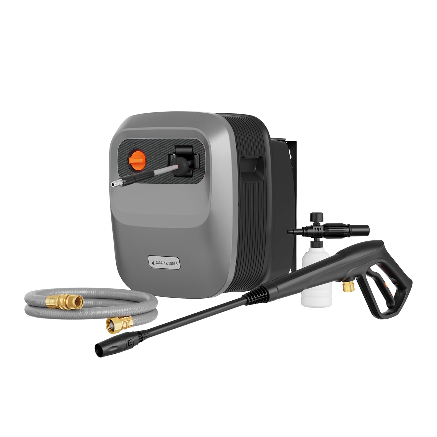 Giraffe Tools Retractable Pressure Washer Wall Mounted