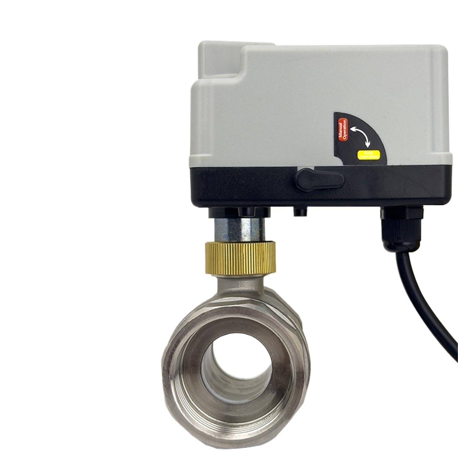 1pcs with Manual Electric Ball Valve Actuator AC220V Three Wire Two Control DC12-24V Stainless Steel Internal Thread 2-Way DN15~DN50