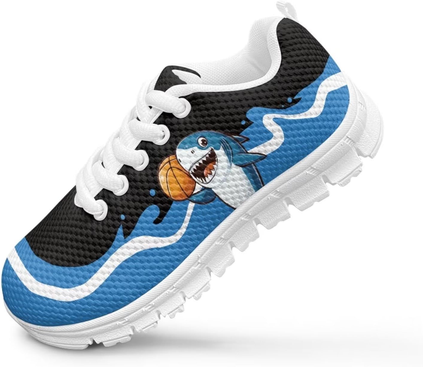 Children's Animals Sneaker Cozy Non-Slip Lace-Up Sport Hiking Shoes for Big Kids Breathable Lightweight Athletic Outdoor Walking Sneaker for Litter Kids US 11-5