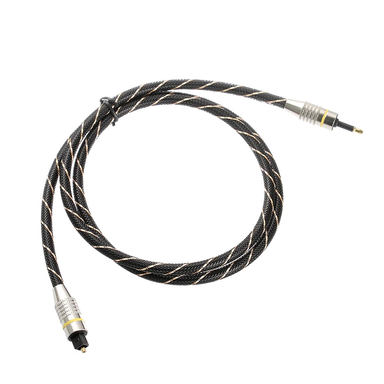 Cable Toslink de sonido Digital OD6.0 a Mini Toslink, Cable óptico SPDIF de 3,5mm, adaptador de Cable de Audio óptico de 3,5 a(15m)
