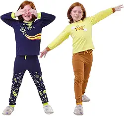 Kit pronto 2 Pijamas infantis Unissex Inverno Menino ou Menina 100% Algodão 1 Ao 10 Anos