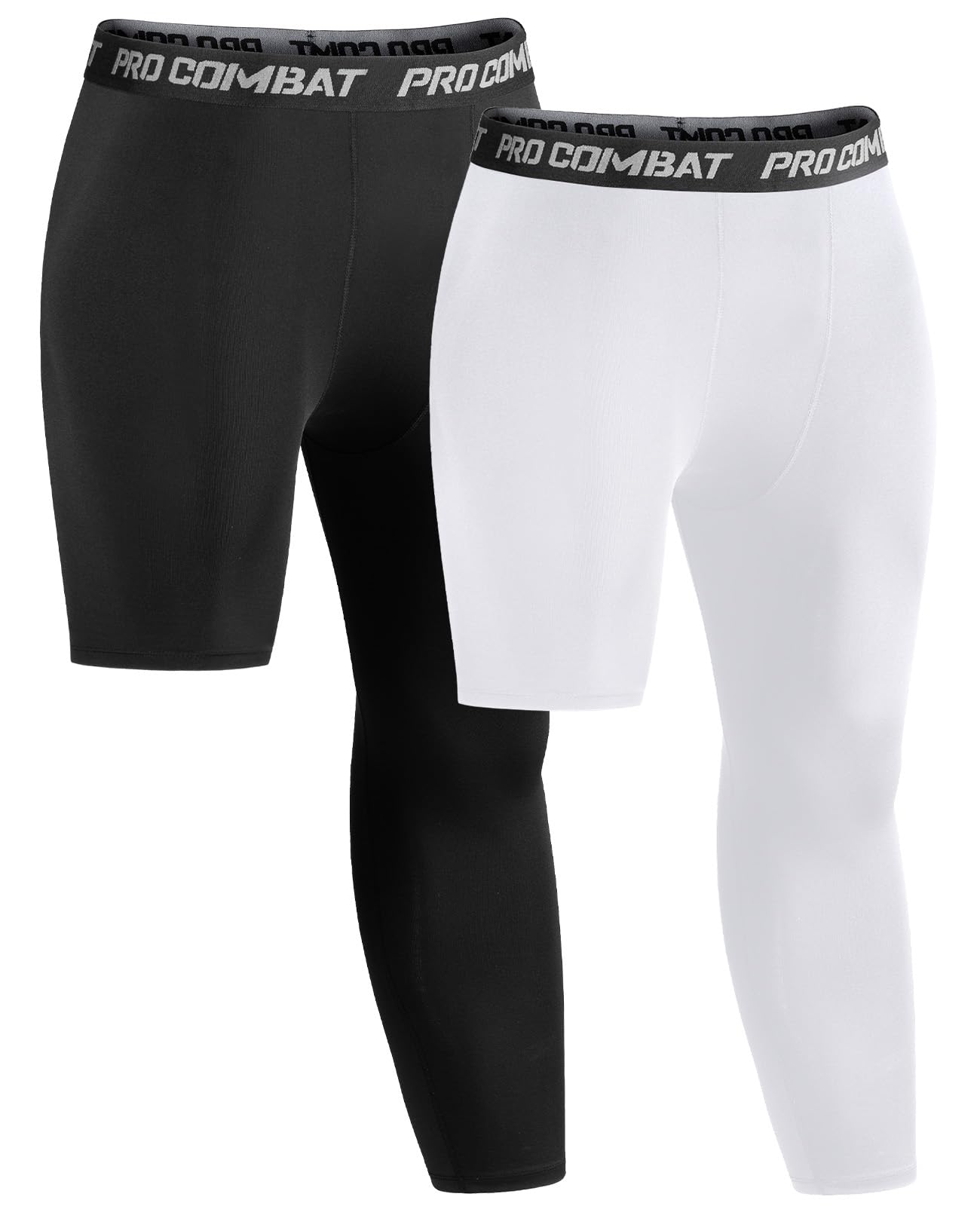 Pantalones de compresión para hombre Niksa 3/4 transpirables multideporte