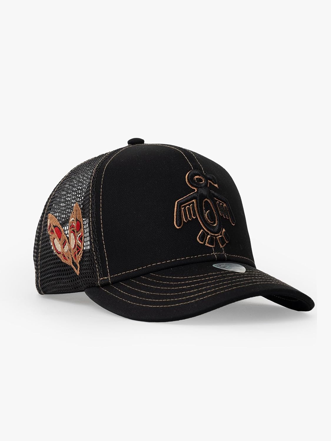 Baseball Cap - The Indians Collection - Red Indian - Black/Gold