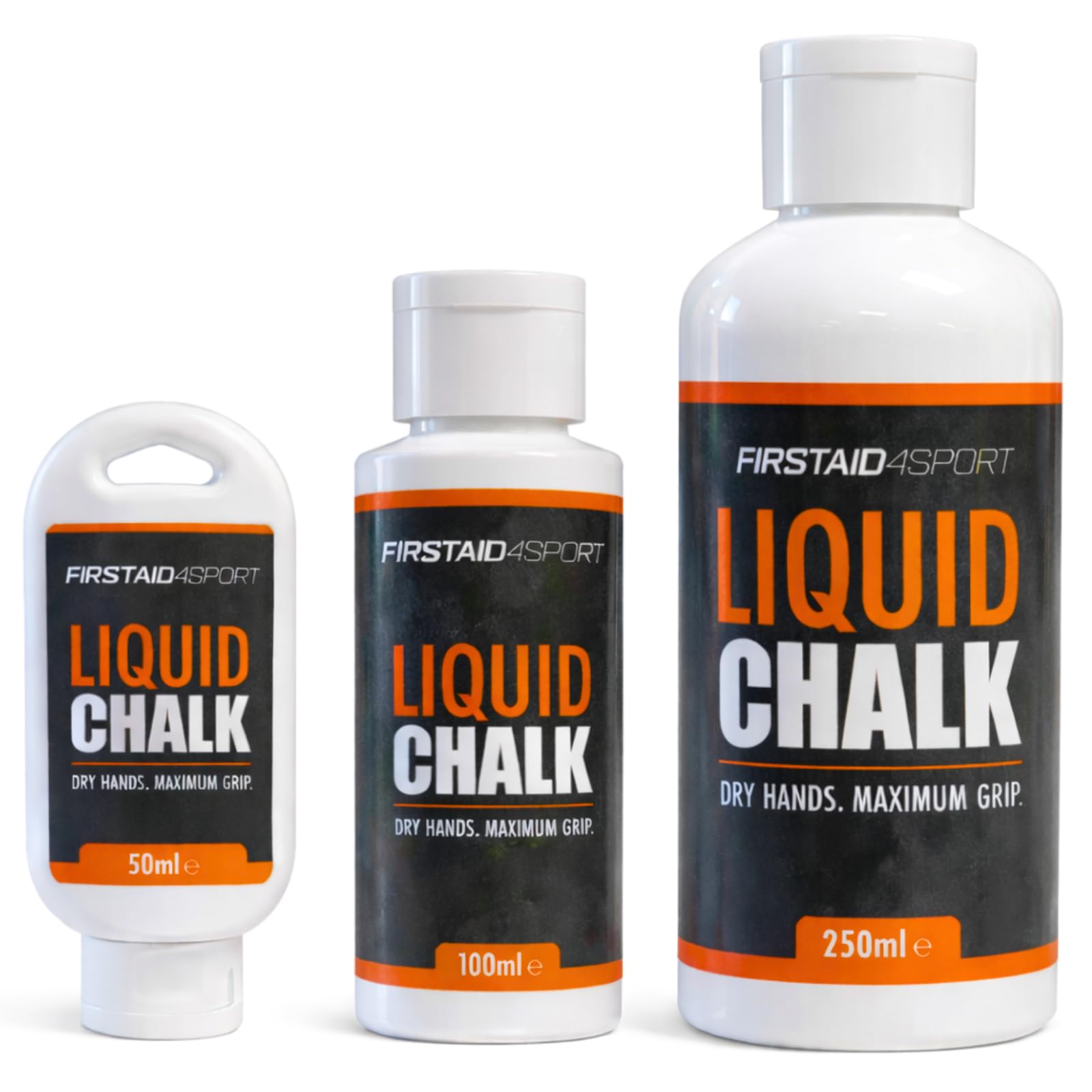Firstaid4sport Liquid Chalk 50ml - Liquid Magnesium Gym Chalk for Weightlifting Climbing Gymnastics - Fast Drying Lifting Chalks for Dry Hands and Strong Grip