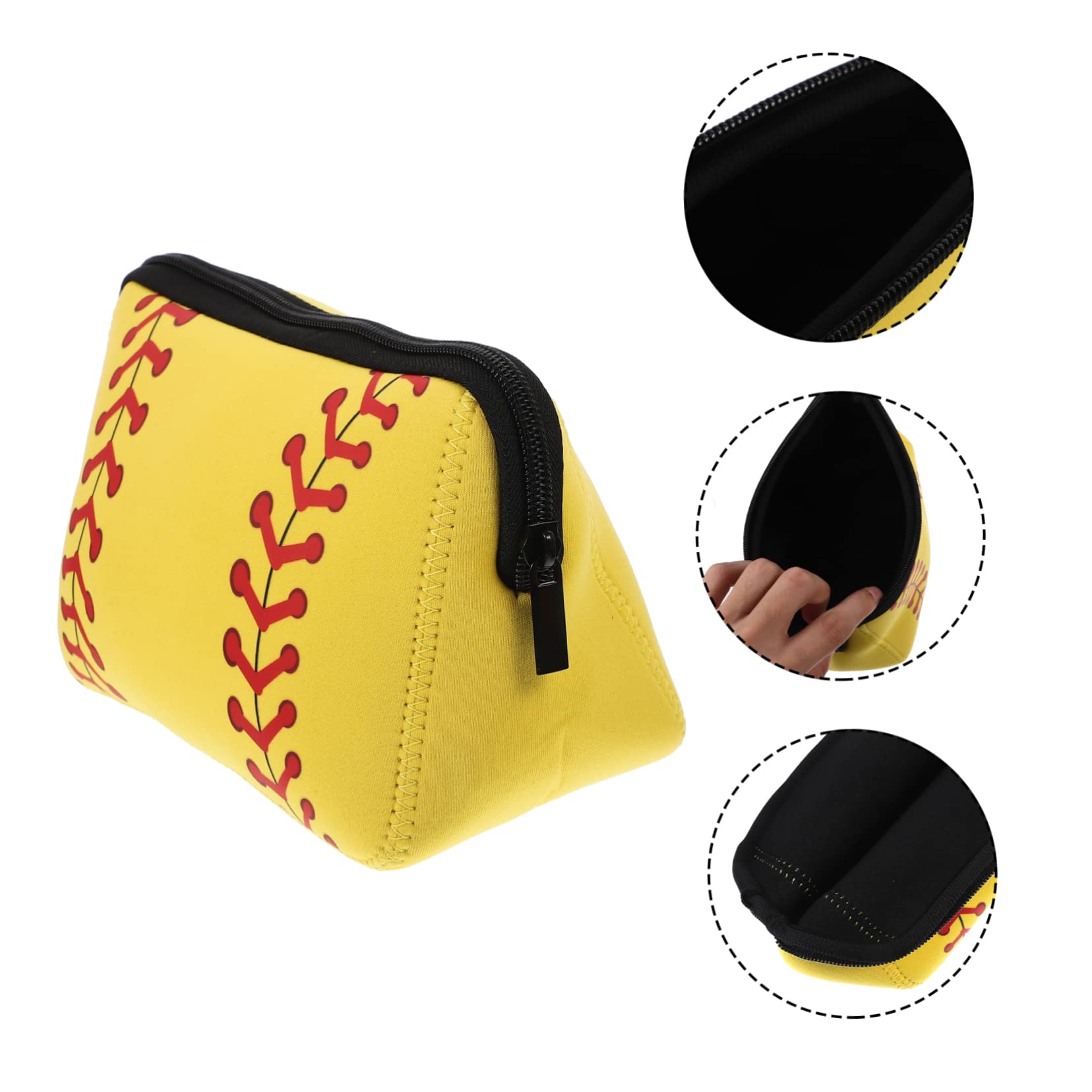 ABOOFAN 4stücke Portable Reisekosmetiktasche Aus Wasserdichtem Material Mit Praktischem Design Baseball-Make-up-Organizer Für Damen Und Herren Für Reisen Und Outdoor-aktivitäten