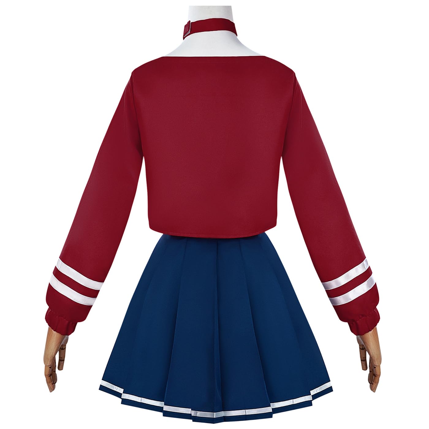 MiSide Mita Cosplay Costume Completo con Parrucca MiSide Cosplay Outfit Cappello Mita JK Uniforme Natale Halloween Carnevale Party Stage Performance Costume XS-3XL