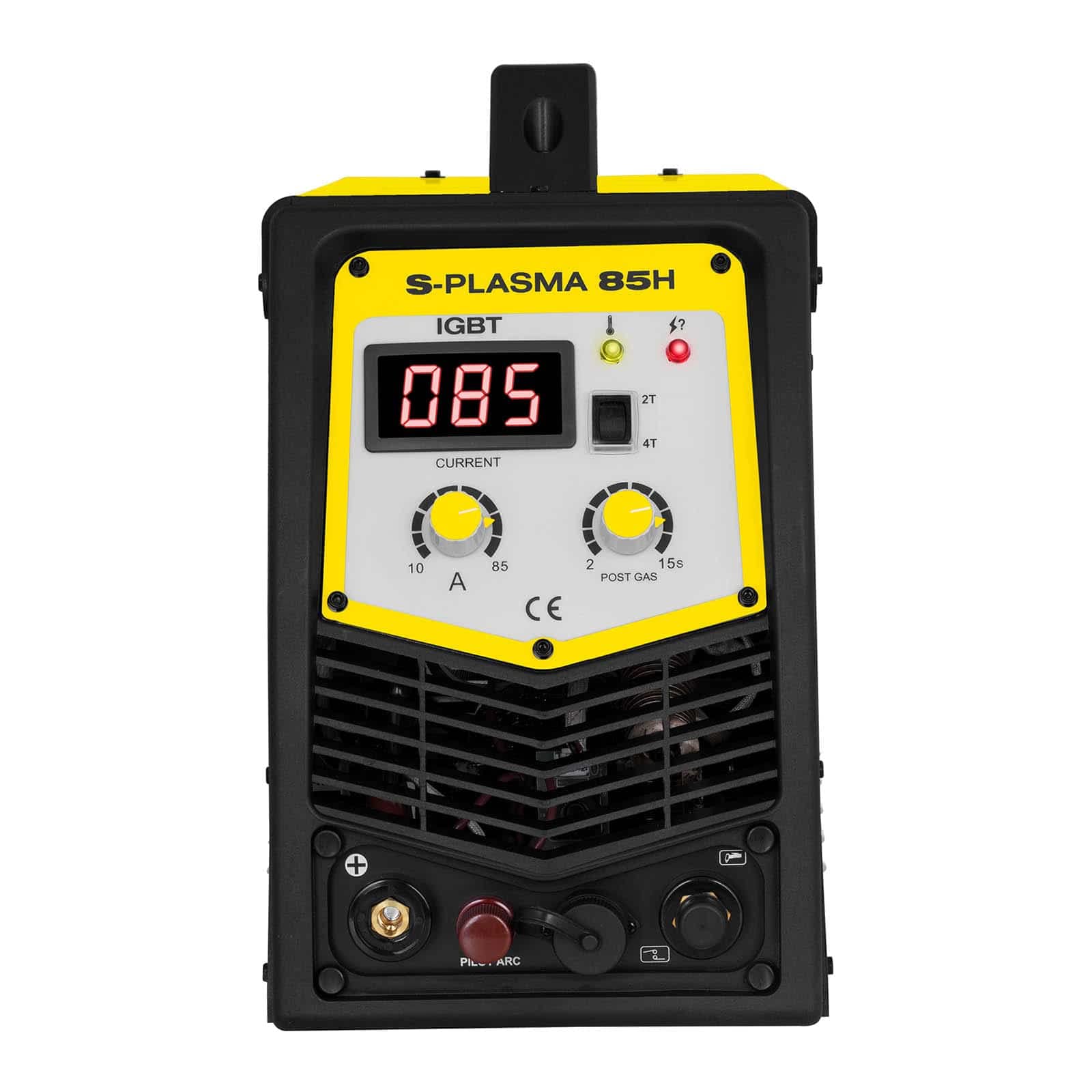 Stamos Welding Group S-PLASMA 85H Plasmaschneider Pilotzündung Plasmaschneidgerät Plasmacutter Plasmaschweissgerät Schweißgerät (400 V, Schneidstrom 20-85 A, Schneidtiefe bis 27 mm, 2T/4T)