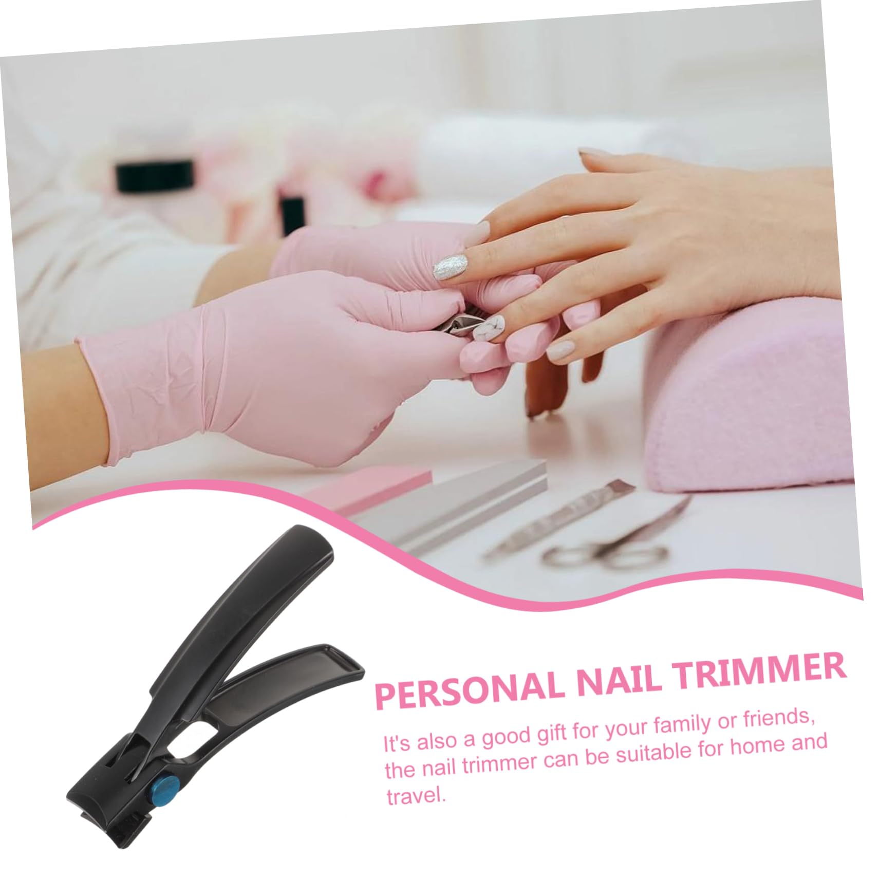 FOMIYES 5 Alicates de Agarre para Uñas Gruesas Cortaúñas Recortador Seguro para Hombres Y Mujeres Juego de Herramientas Portátil para Uñas.