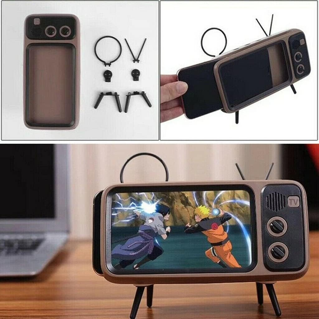 Retro HiFi Stereo V5.0 Speaker Portable Vintage Plastic 3W Full-Range Music Player
