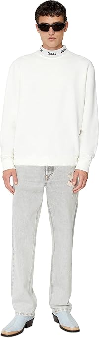 DIESEL - DIESEL ガーメントダイ モックネック スウェット Amazon.co.jp: [Diesel] (ディーゼル) メンズ スウェット モック