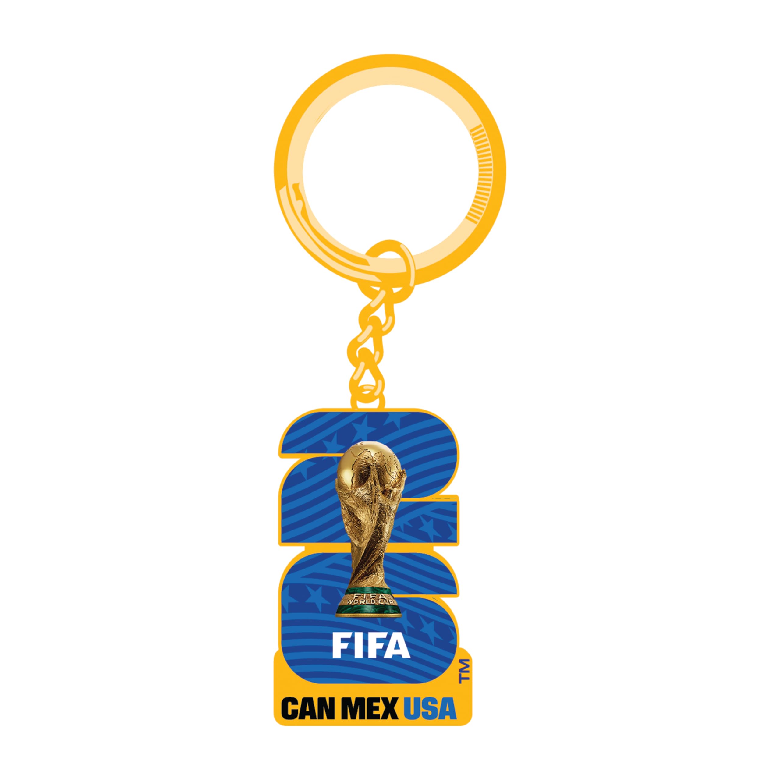 2026 FIFAワールドカップキーホルダー – 公式ライセンス品、ファンへのコレクター向けギフト、鍵やバックパック用の丈夫なメタルリング - 1