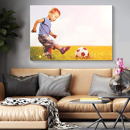 Miniatura 3 de NWT Impresiones de lienzo personalizadas con tus fotos para niños mayores, cuadros de lienzo personalizados para pared para imprimir enmarcadas de