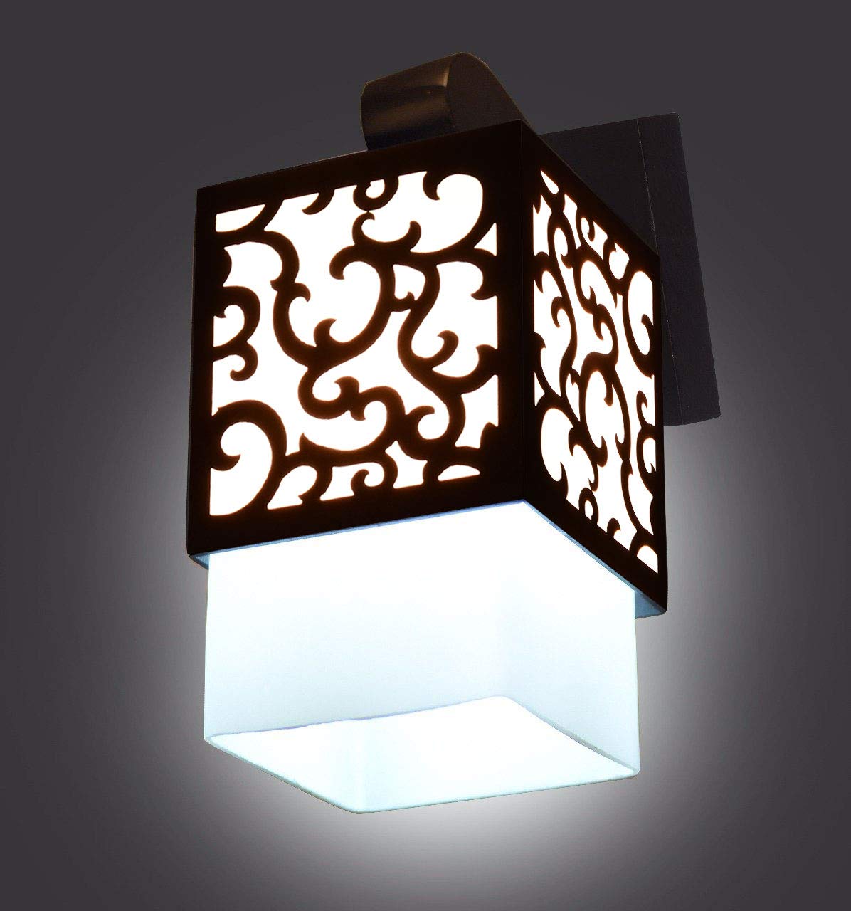 G Gojeeva Wooden Modern Design Wall Lamp Wall Light Suitable for Living Room,Foyer,Bedroom,Hallway (Pack of 1)