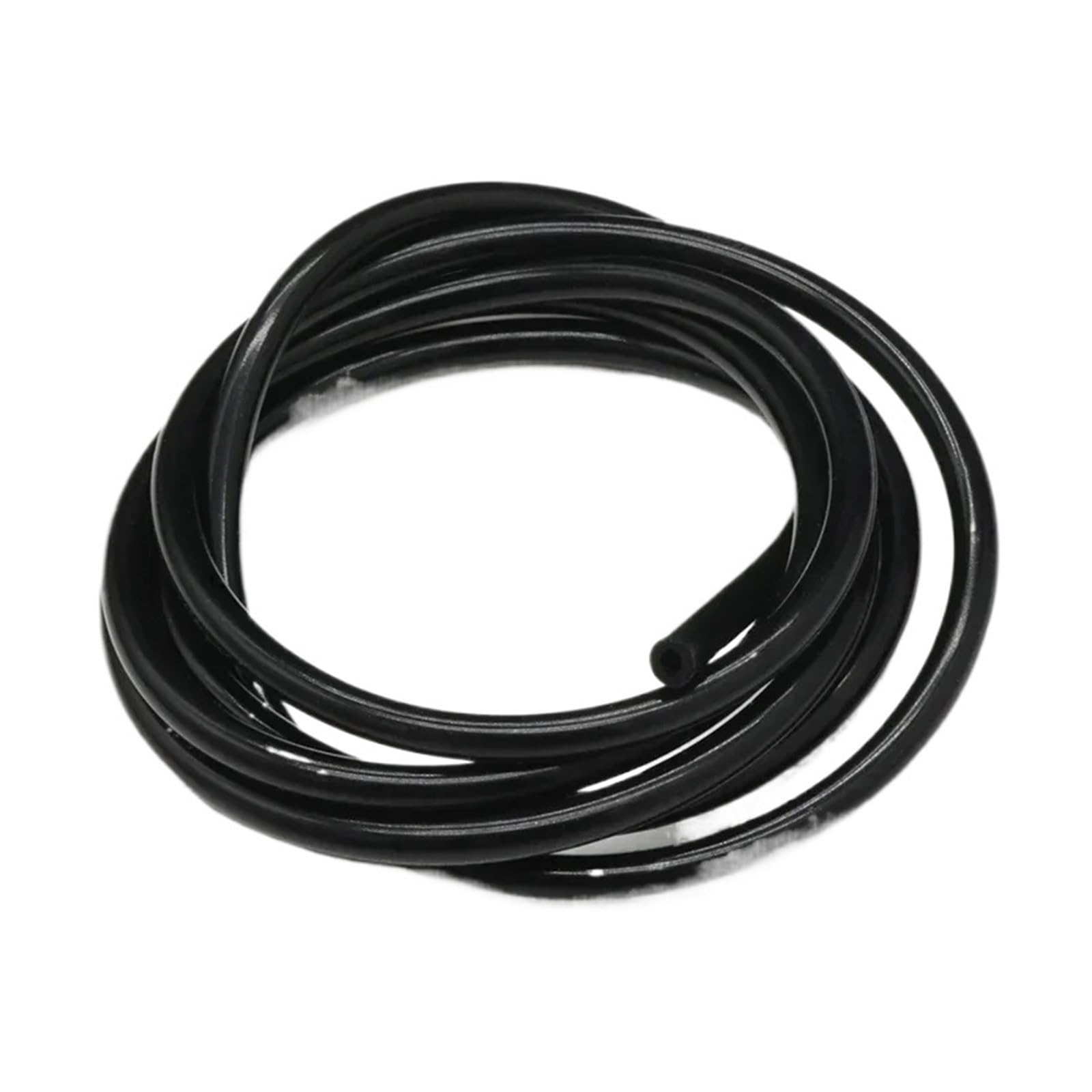 Csffa Black 1M Food-Grade Silicone Tube, Id 1-12Mm Flexible Hose(,Id 4Mm Od 7Mm)