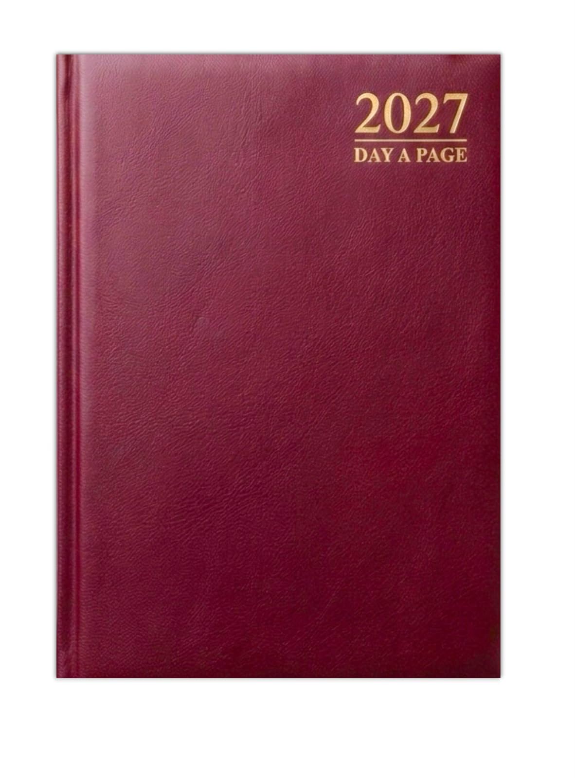 Orbitron 2027 Diary A5 Page a Day – Hardcover Executive Desk Journal, Daily Organizer Planner for Office, School & Home