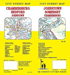Johnstown / Somerset / Cambria & Somerset Counties, PA Street Map