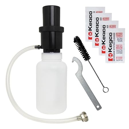 Kegco Beer Line Cleaning Kit, 1 Quart