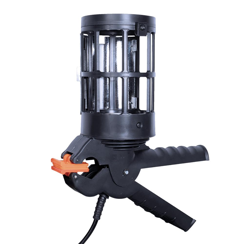 Baladeuse filaire à pince noire E27 livrée sans ampoule 15W max, câble long. 5m, garantie 3 ans - Tibelec