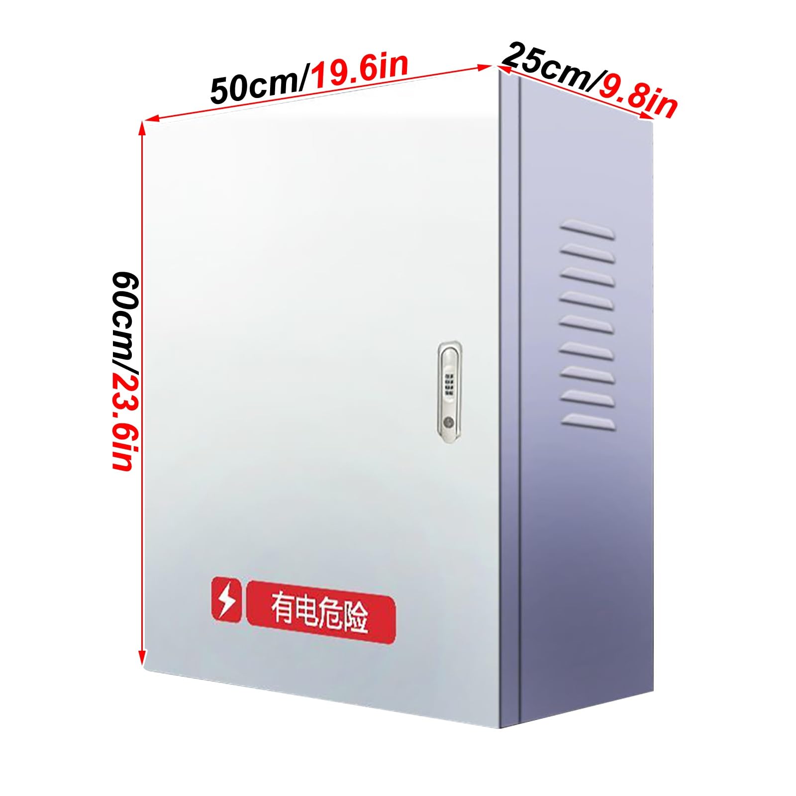 Bloccabile all'aperto EV Charger Box zincato Acciaio Weatherproof Wall Mount Contenitore per la Gestione sicura del Cavo di Ricarica Protezione Antipolvere