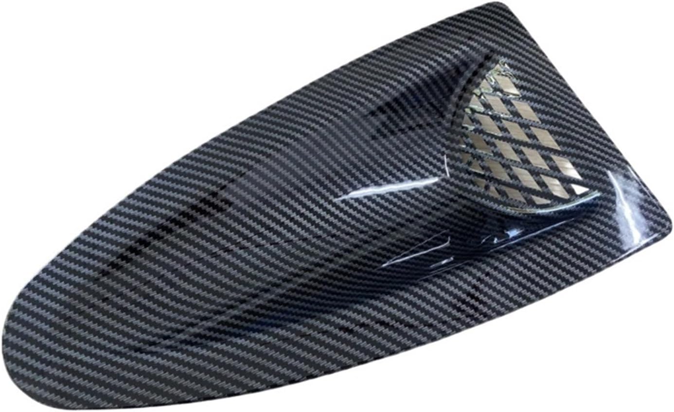 Fit for Nissan Skyline R32 R33 R34 V35 V36 GTR Engine Hood Vent Louvers Air Scoop Bonnet Vent Air Intake Cover Carbon(2pcs-Glossy Black)