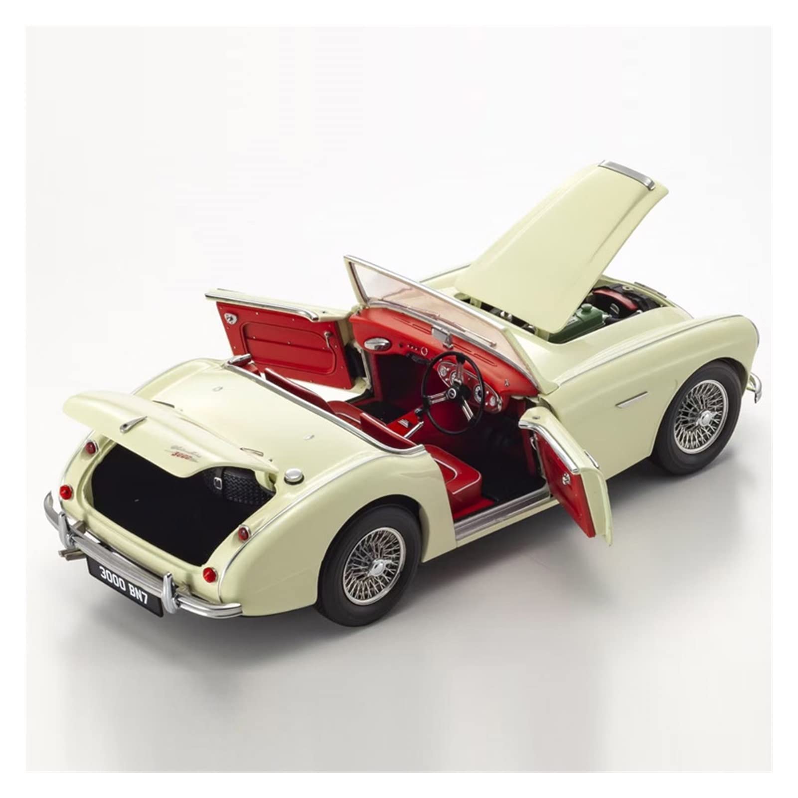 Scale Finished Model Car 1:18 for Austin Healey 3000 Simulation