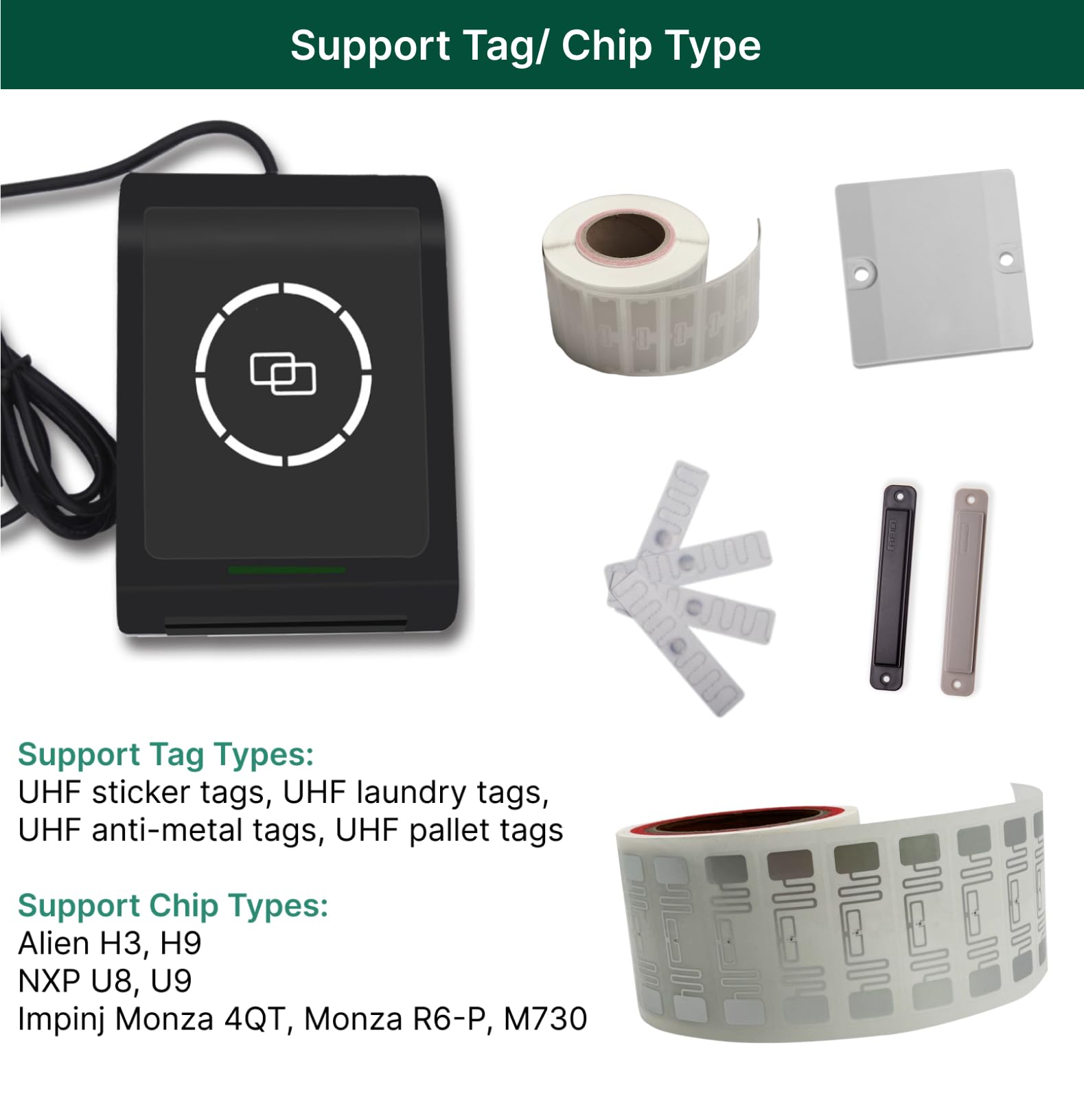 Amazon.com: Fongwah 1 Piece RFID Reader C1 Gen 2 UHF Writer Plug